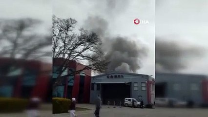 Bursa’da alüminyum fabrikasında büyük yangın