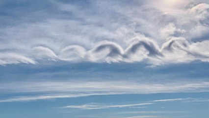 Skywatcher spots Loch Ness-style cloud