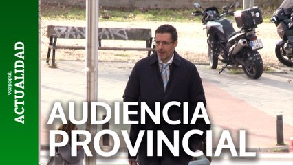Alberto Luceño llega a la Audiencia Provincial de Madrid