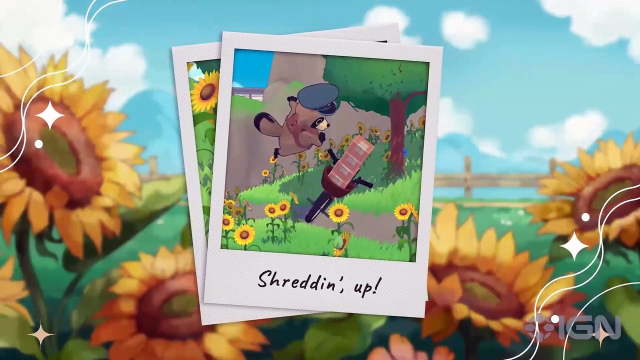 In Tanuki Pon's Summer spielen wir einen knuddeligen Waschbären auf einem BMX