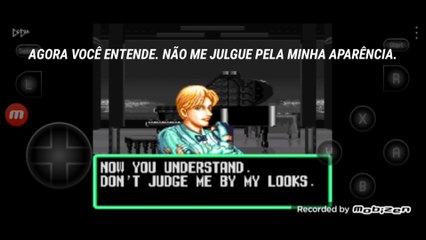 Art of Fighting Robert Garcia vs King falas traduzidas para o português