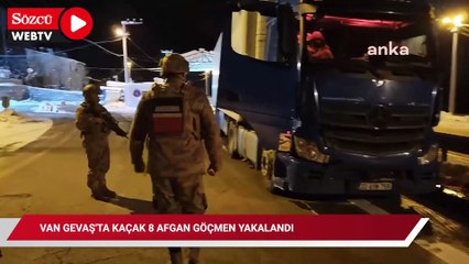 Van Gevaş’ta kaçak 8 Afgan göçmen yakalandı