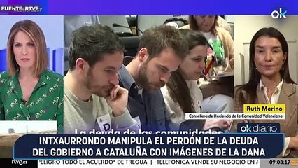 Intxaurrondo manipula el perdón de la deuda del Gobierno a Cataluña con imágenes de la DANA
