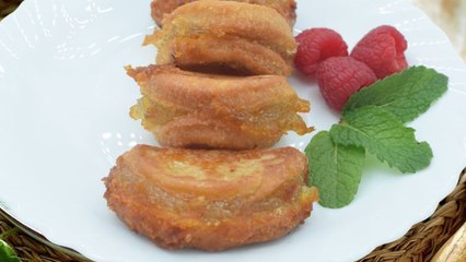 Borrachuelos de Málaga rellenos de cabello de ángel