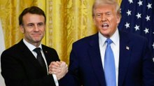 Macron warnt in USA vor Frieden durch "Kapitulation" der Ukraine