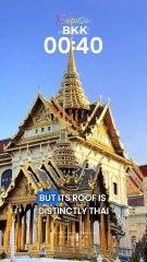 Chakri Maha Prasat: half-ThaiEuropean architecture