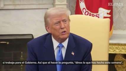 Trump: "Hay personas que trabajan para el Gobierno que ni siquiera existen"