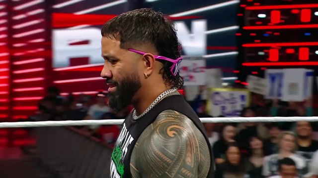 Jey Uso YEETS Gunther from the ring before title showdown_ Raw highlights, Jan. 20, 2025