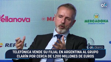 Telefónica vende su filial en Argentina al grupo Clarín por cerca de 1.200 millones de euros