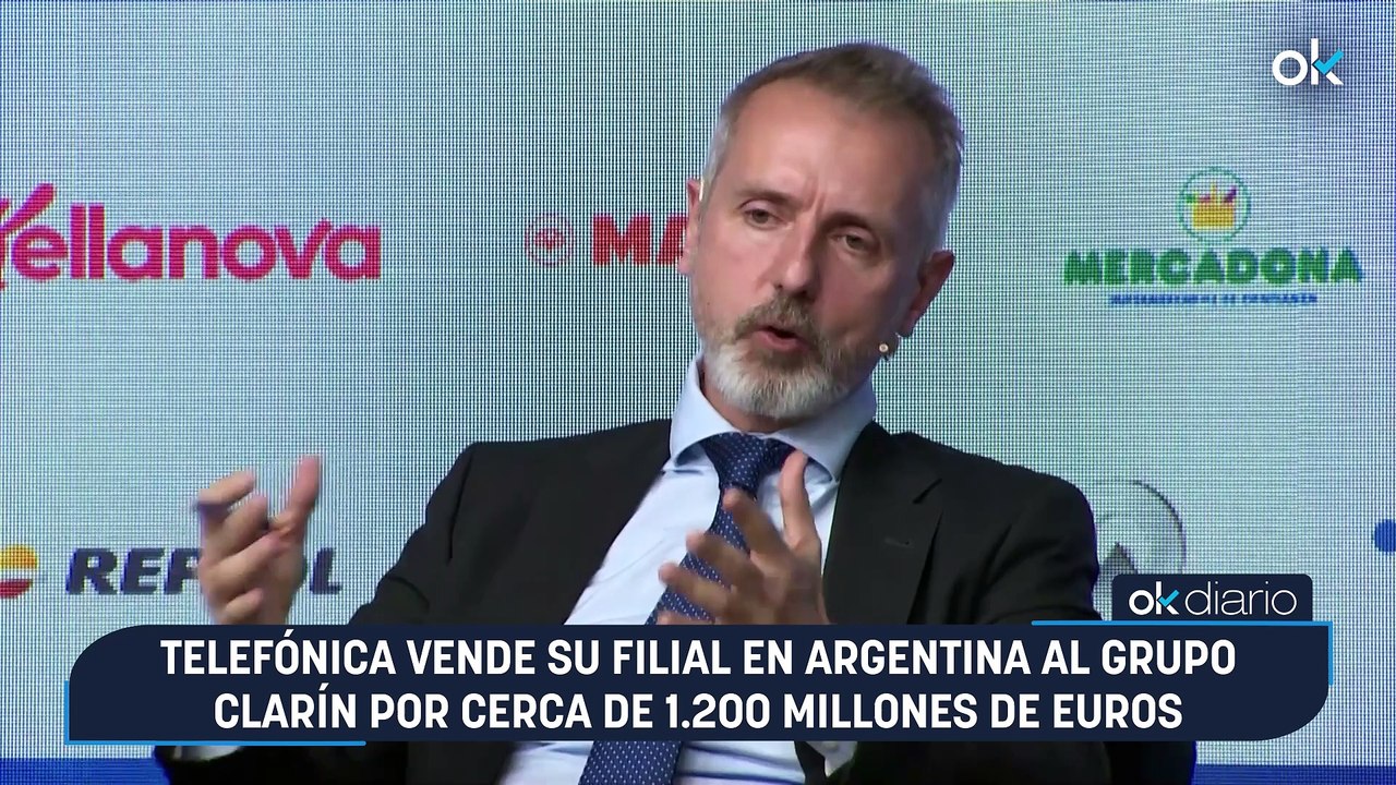 Telefónica vende su filial en Argentina al grupo Clarín por cerca de 1.200 millones de euros