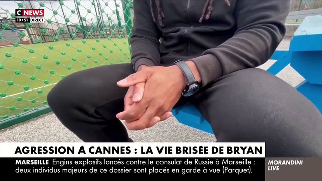 Cannes: Le témoignage bouleversant sur CNews de Bryan, coach sportif, massacré à coups de poing et dont la vie a été brisée: J'ai eu peur de ne jamais revoir ma petite fille - VIDEO