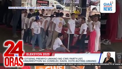 Kotseng premyo umano ng CWS Party-list, kinuwestiyon sa Comelec dahil vote-buying umano | 24 Oras