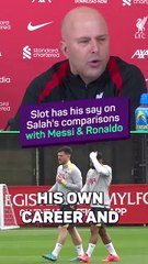 Is Salah on a par with Messi & Ronaldo? Slot has his say
