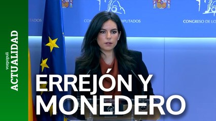 Vox critica que Díaz se queje por un piropo mientras "callaron" acosos de Errejón y Monedero