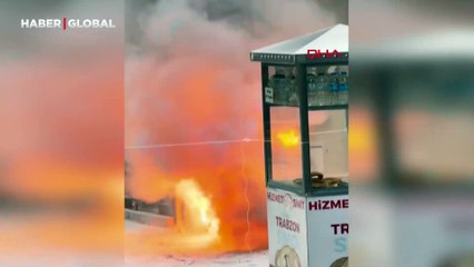 Elektrik panosunda patlama! O anlar kamerada