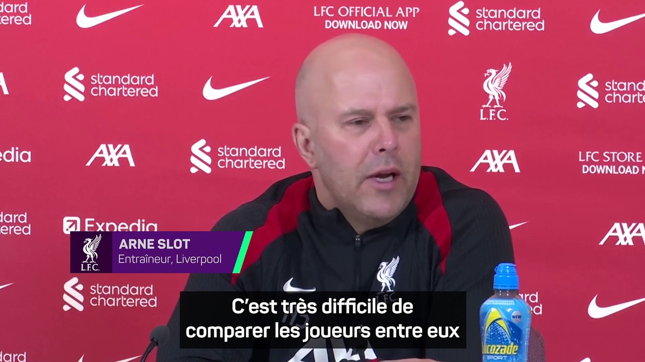 Liverpool - Slot : "On ne peut pas comparer Salah à Messi ou Ronaldo"