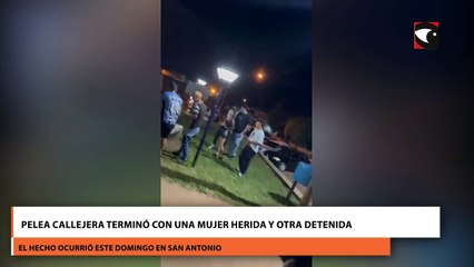 Pelea callejera terminó con una mujer herida y otra detenida