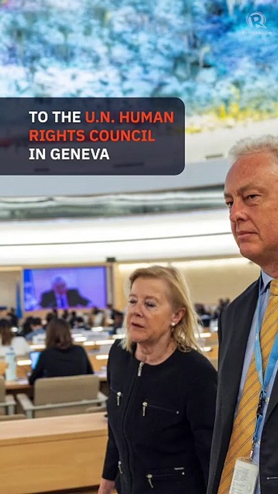 Dozens of delegates walk out of Russia’s speech to UN rights council