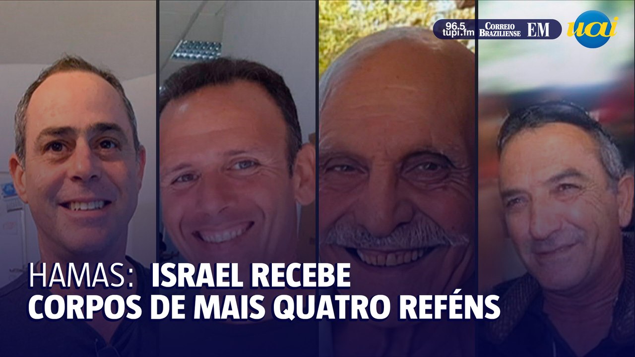 Israel recebe corpos de mais quatro reféns e liberta 600 prisioneiros