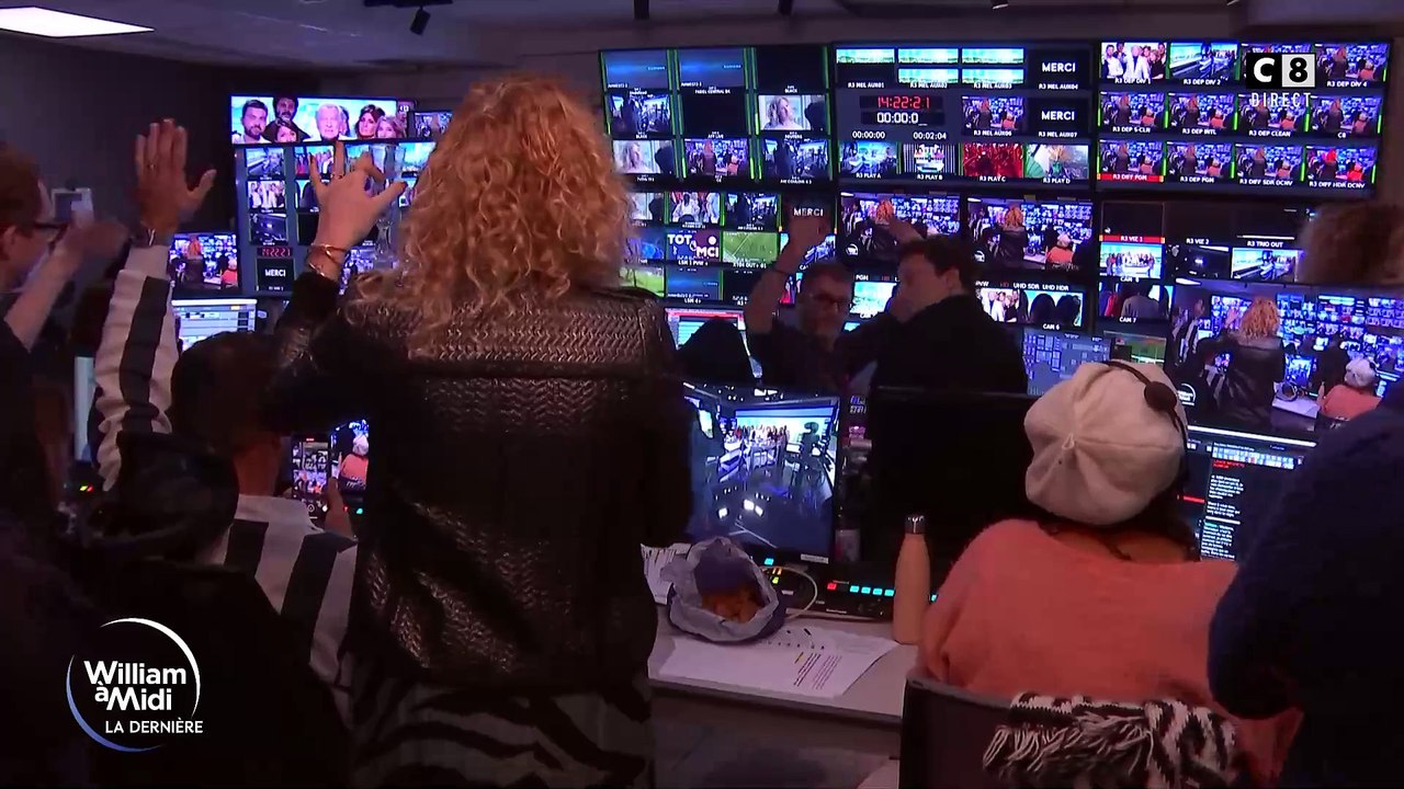 L'animateur William Leymergie a fait ce midi ses adieux, en larmes, à C8 et "William à midi"