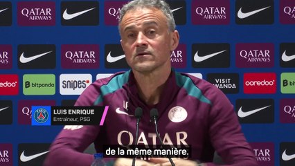Luis Enrique : "On va préparer Liverpool comme on le fait d'habitude"