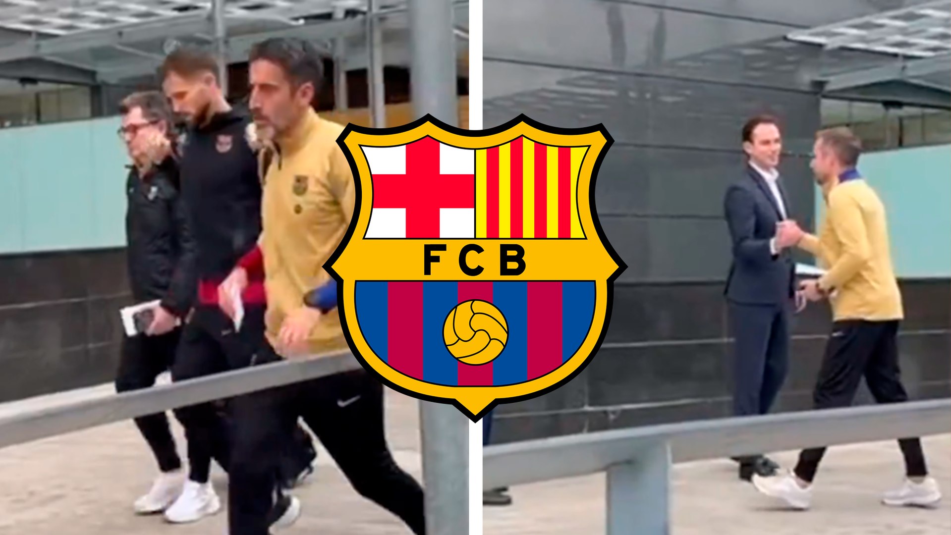 Copa del Rey: Barcelona llega al hotel de concentracin previo al partido contra el Atltico de Madrid