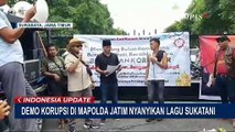 Demo Anti Korupsi di Polda Jatim, Demonstran Nyanyikan Lagu Band Sukatani