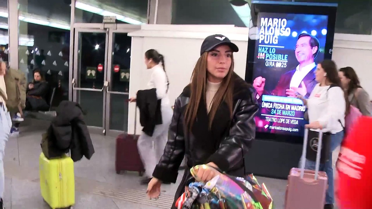 Anita de 'La isla de las tentaciones' lanza un inesperado piropo a Montoya en su llegada a Madrid