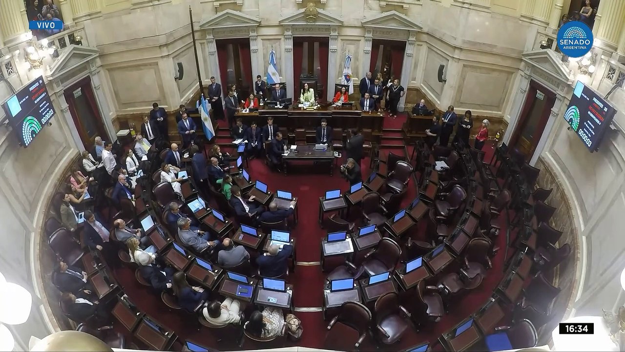 La Sesion Preparatoria del Senado cae por falta de quórum - Vídeo ...