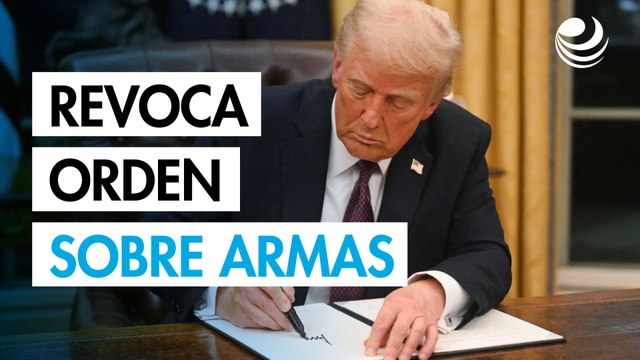 Trump revoca orden sobre venta de armas al extranjero