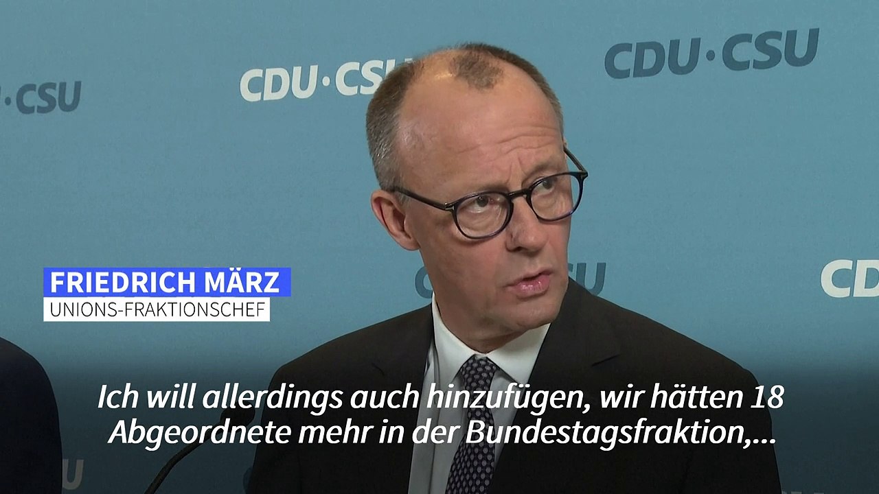 Merz pocht auf erneuter Wahlrechtsreform