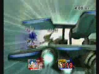 SSBB: Craig (Toon Link) vs Spoon (Sonic) (2)