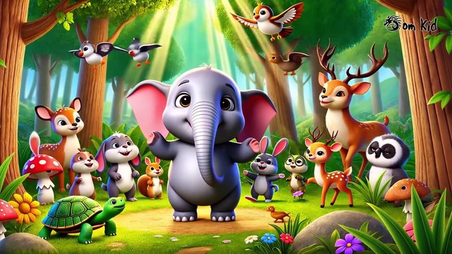 Ngựa Con Nhảy Nhảy - Nhạc Thiếu Nhi Động Vật - Hoạt Hình Sôi Động, Nhạc Con Vịt, Con Vịt Nâu,Mèo Béo