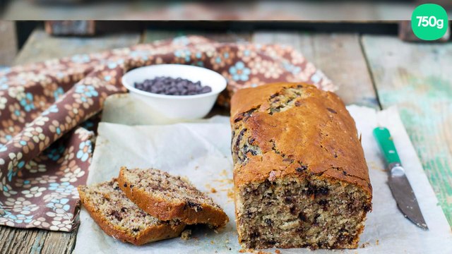 Cake aux bananes et pépites de chocolat