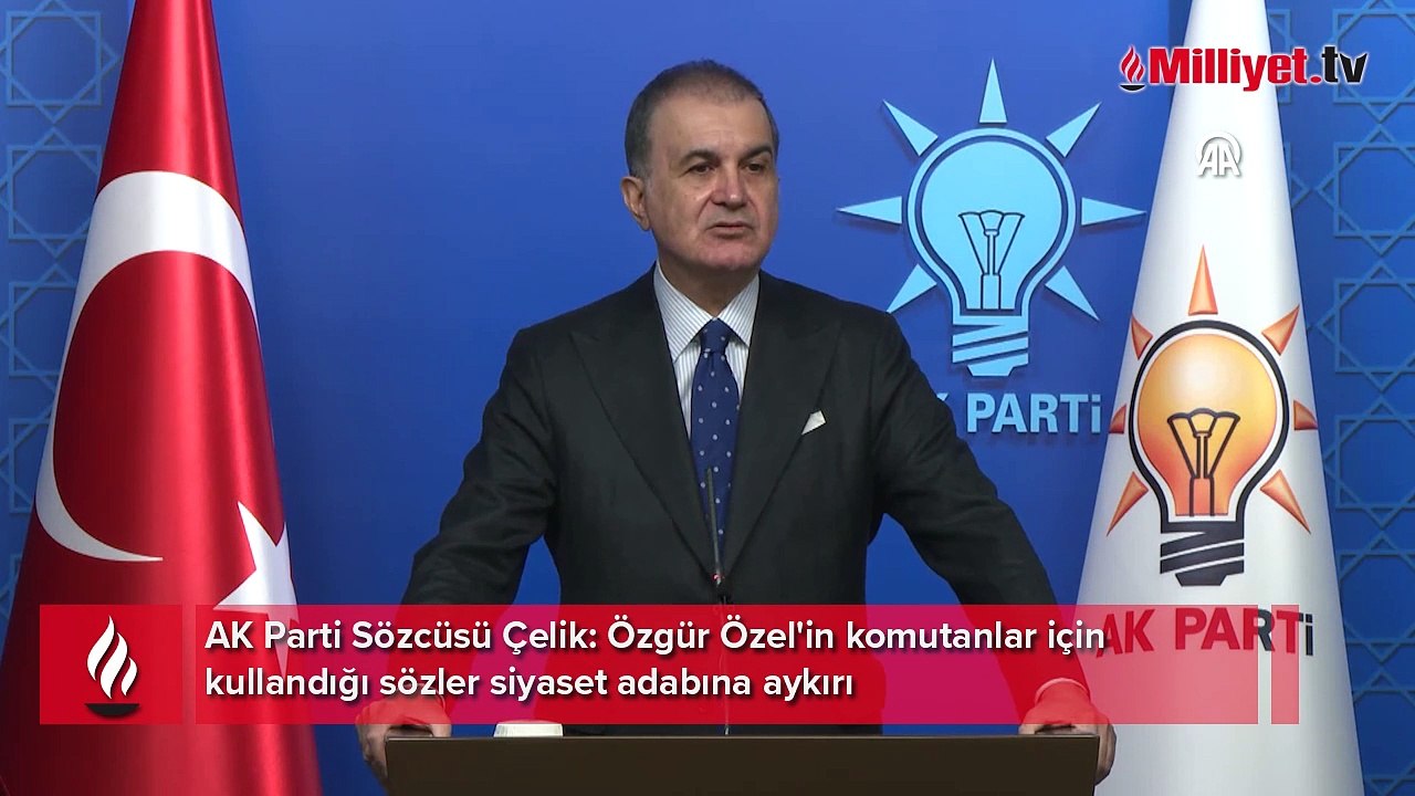 AK Parti Sözcüsü Çelik: Özgür Özel'in komutanlar için kullandığı sözler siyaset adabına aykırı