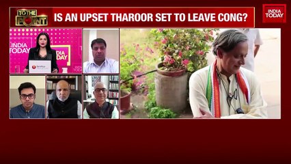 Is Shashi Tharoor in exit mode or muscle flexing? Panelists debate on Preeti Choudhry's show