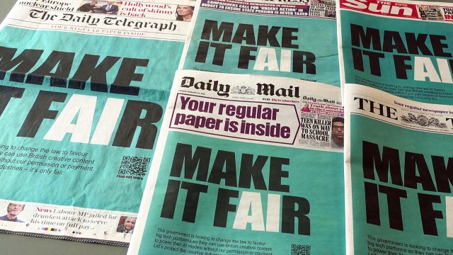 Artistas e jornais britânicos se mobilizam para defender direitos autorais frente à IA