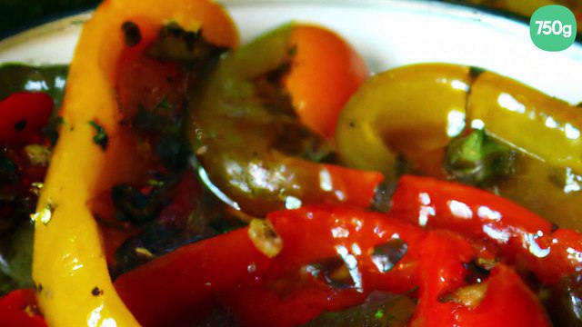 Poivrons confits faciles