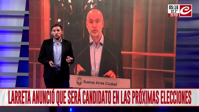 Larreta anunció que será candidato en las próximas elecciones