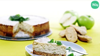 Cheesecake pommes-cannelle