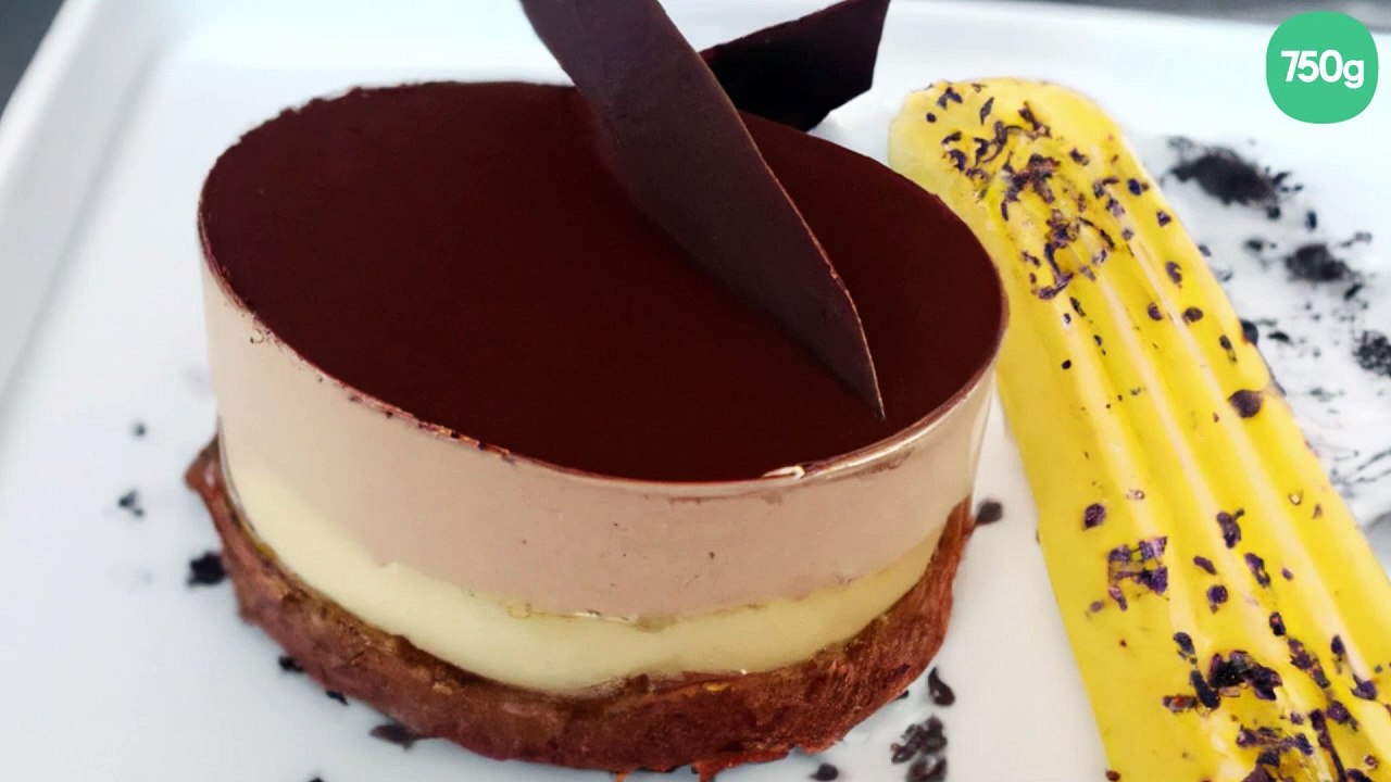 Duo léger de chocolat et mousse vanille