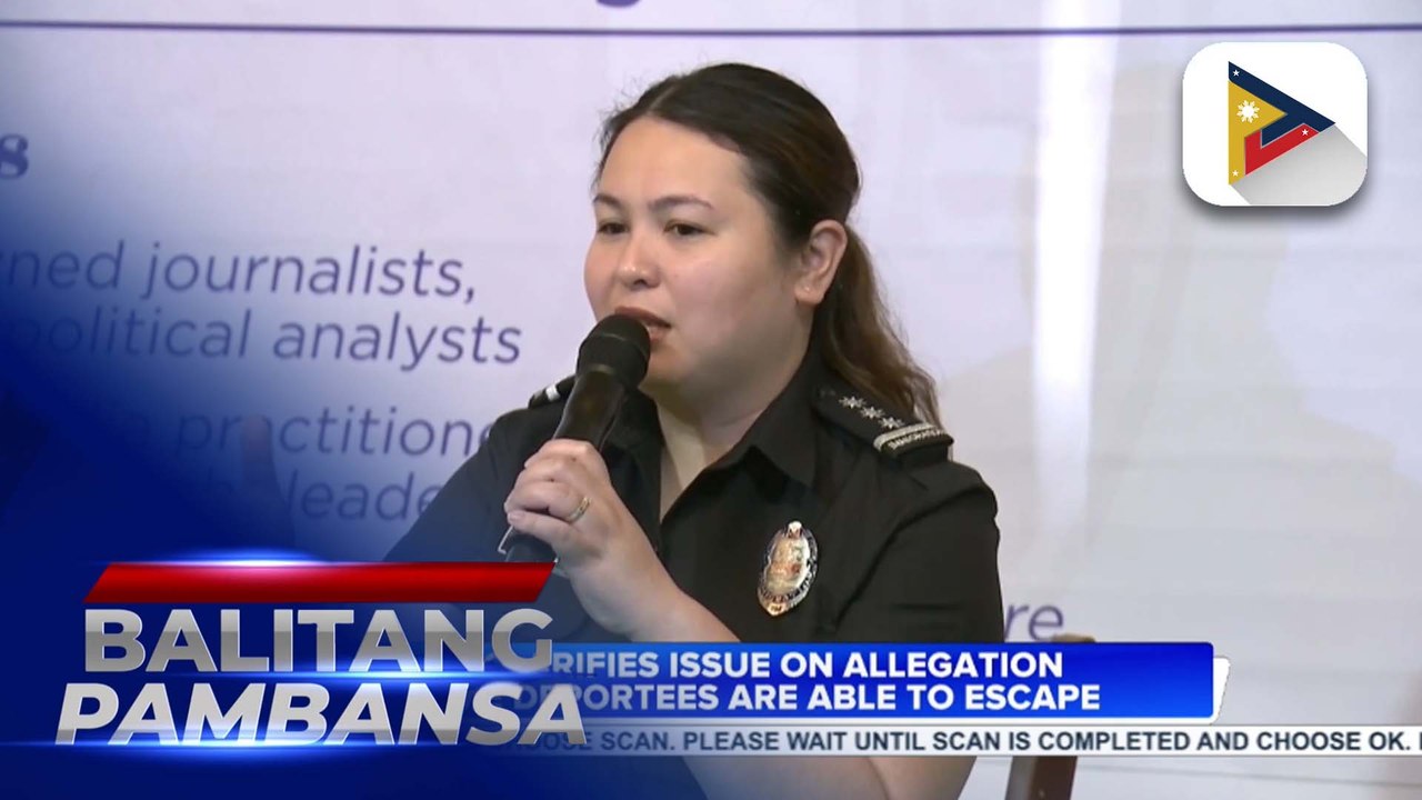 BI clarifies issue on allegation some deportees are able to escape