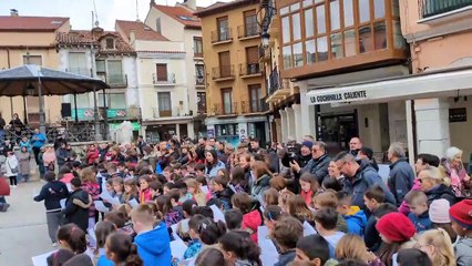 Las Marzas, una tradición que recuperan los más pequeños en Aranda