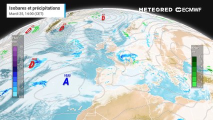 Défilé de perturbations en France !