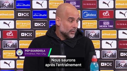 Man. City - Haaland reste incertain face à Tottenham selon Guardiola