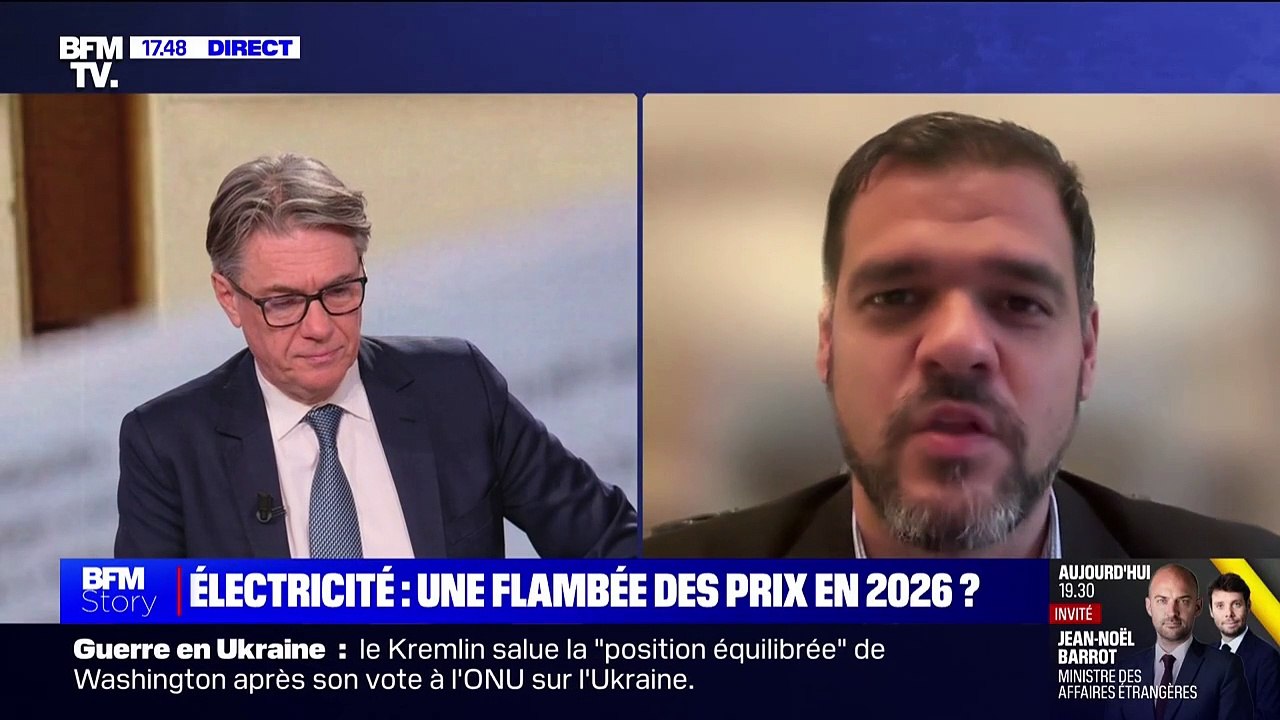 Régulation des prix de l'électricité en 2026: "Aujourd'hui, si cette nouvelle régulation avait été mise en place, les consommateurs paieraient leurs factures 20% plus cher", affirme Antoine Autier (UFC-Que-Choisir)
