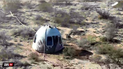 El momento en el que Calleja vuelve a la Tierra: increíble momento