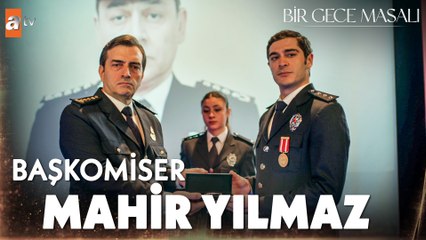 Mahir'in Başkomiser olarak terfi alması tüm aileye gururlu anlar yaşattı - Bir Gece Masalı 23. Bölüm