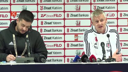 Solskjaer: "Bizler Beşiktaş'ı temsil ediyoruz"