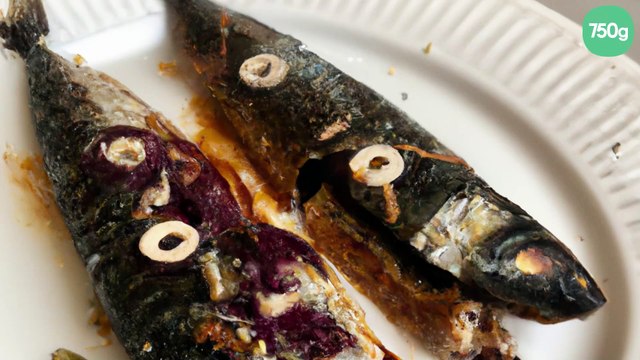 Sardines grillées à la moutarde Amora